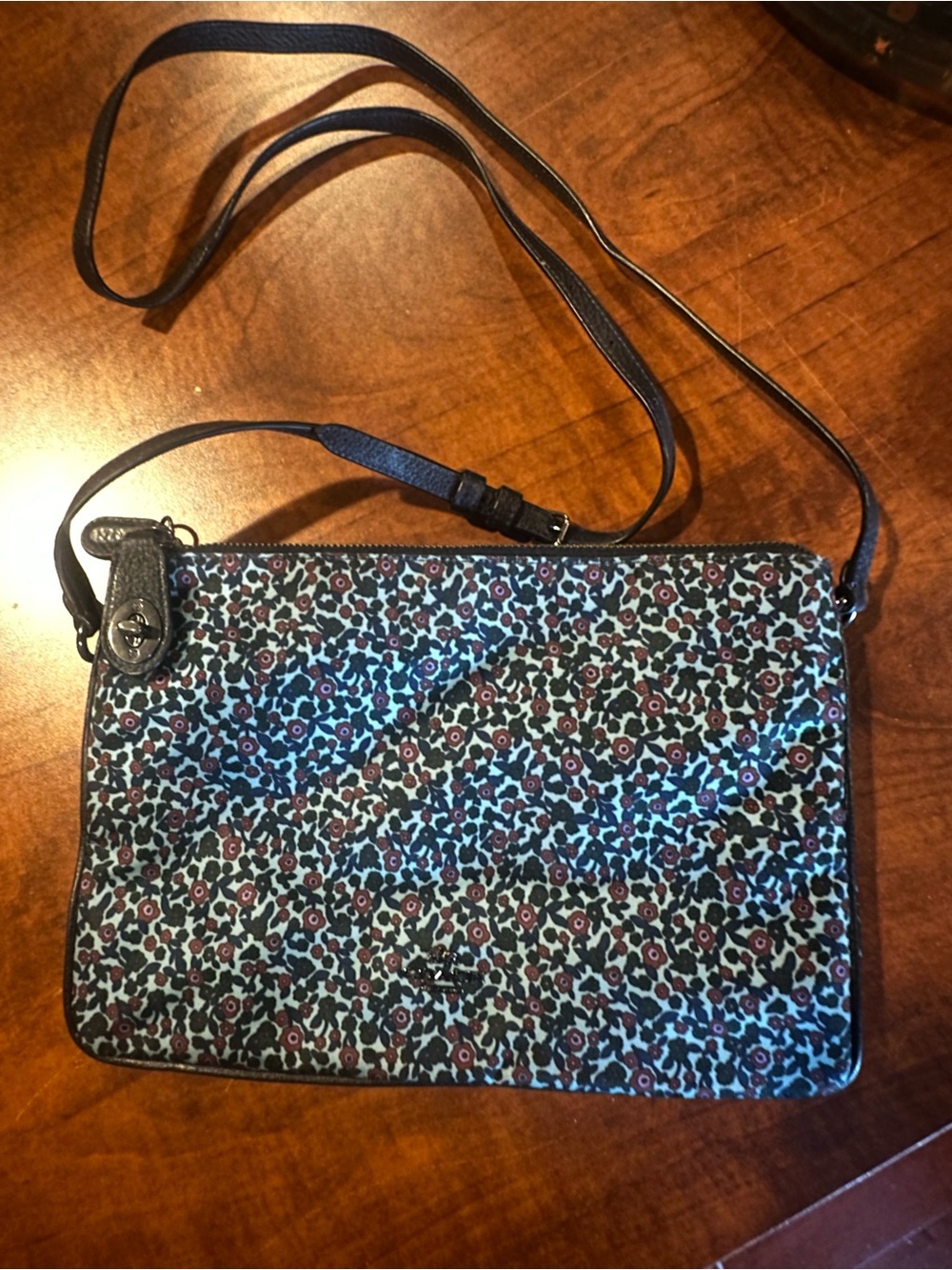 Coach Floral Pattern Crossbody Bag - Like New!